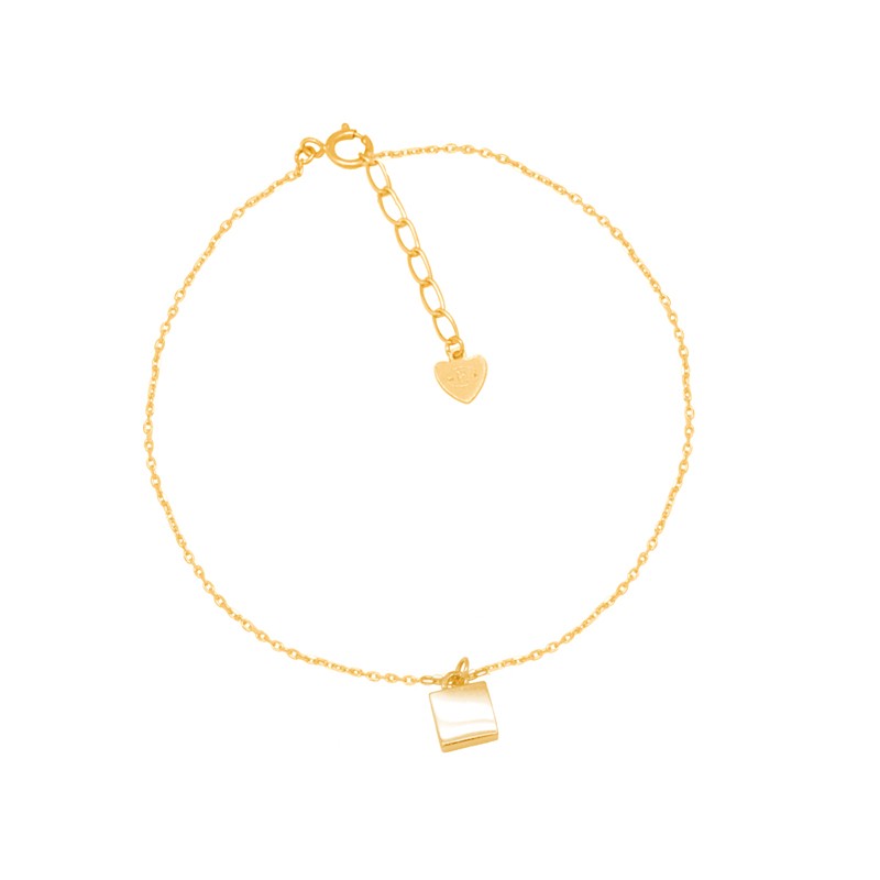 Bracelet Carador Femme Or jaune 375/000e modèle géométrique