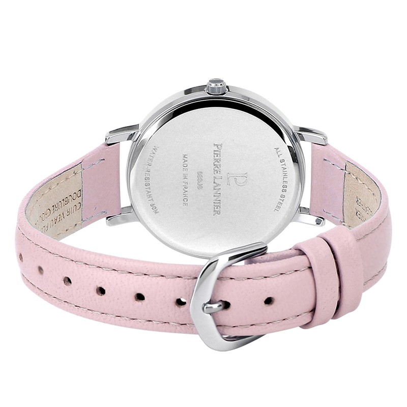 Montre Pierre Lannier Femme cuir rose 089J615