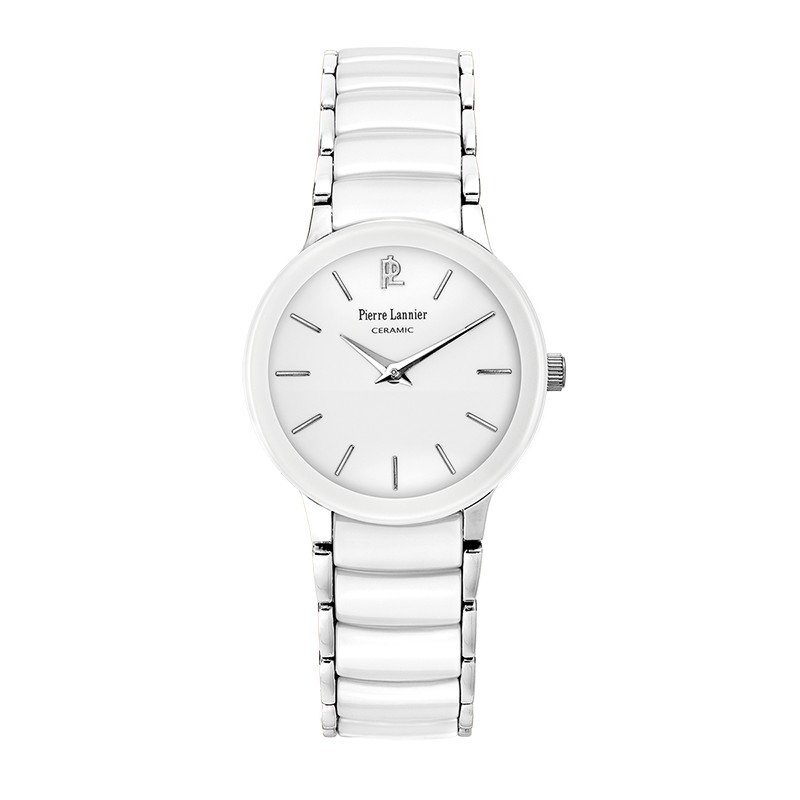 Montre Pierre Lannier femme céramique blanche 006K900