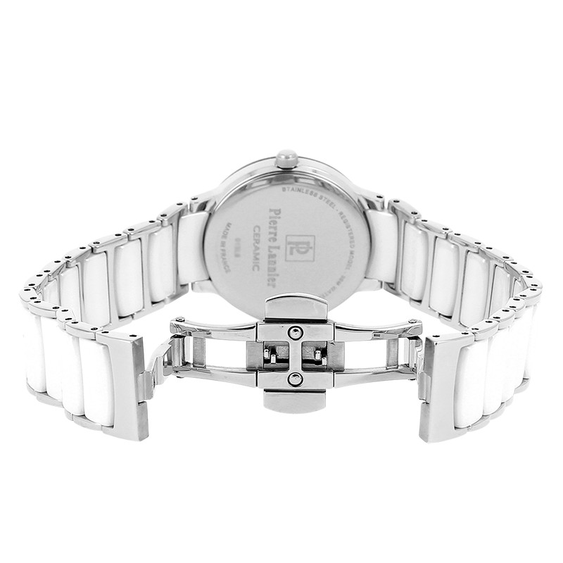 Montre Pierre Lannier femme céramique blanche 006K900