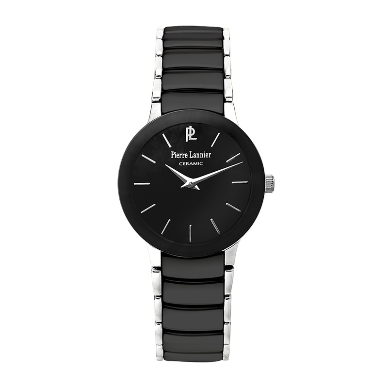 Montre Pierre Lannier femme céramique noire 006K938