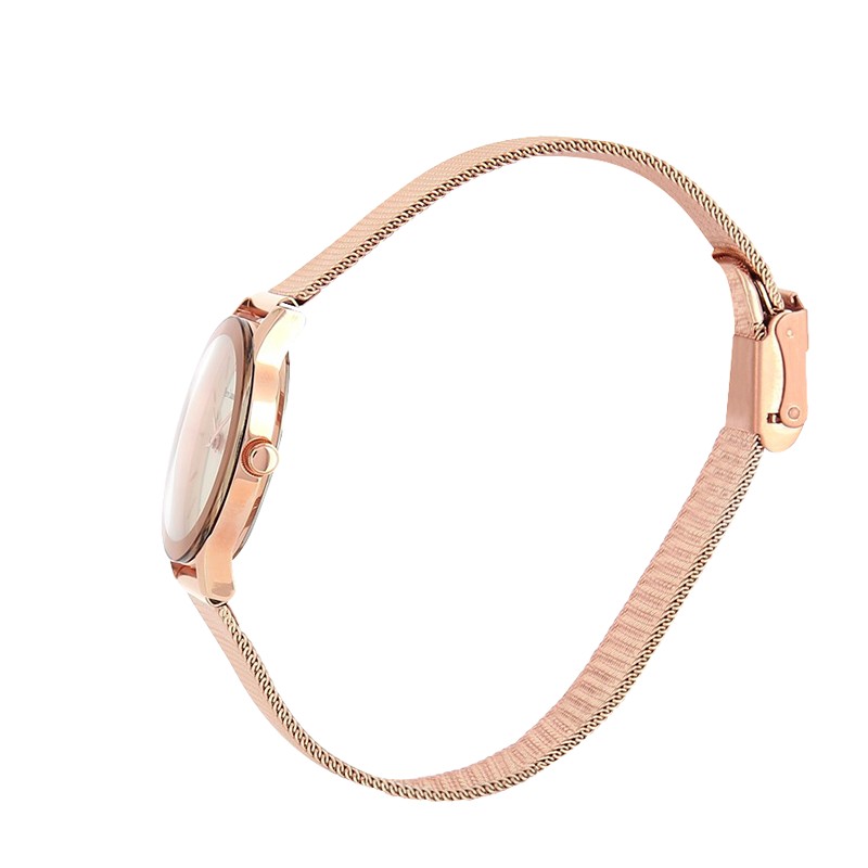 Montre Femme Pierre LANNIER WEEK-END LIGNE PURE dorée rose 050J928