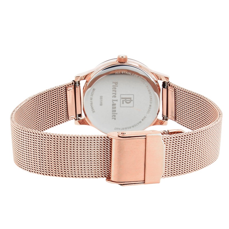 Montre Femme Pierre LANNIER WEEK-END LIGNE PURE dorée rose 050J928