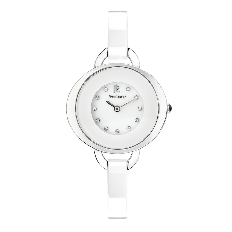 Montre Femme Pierre Lannier ELEGANCE CERAMIC blanche 082H600