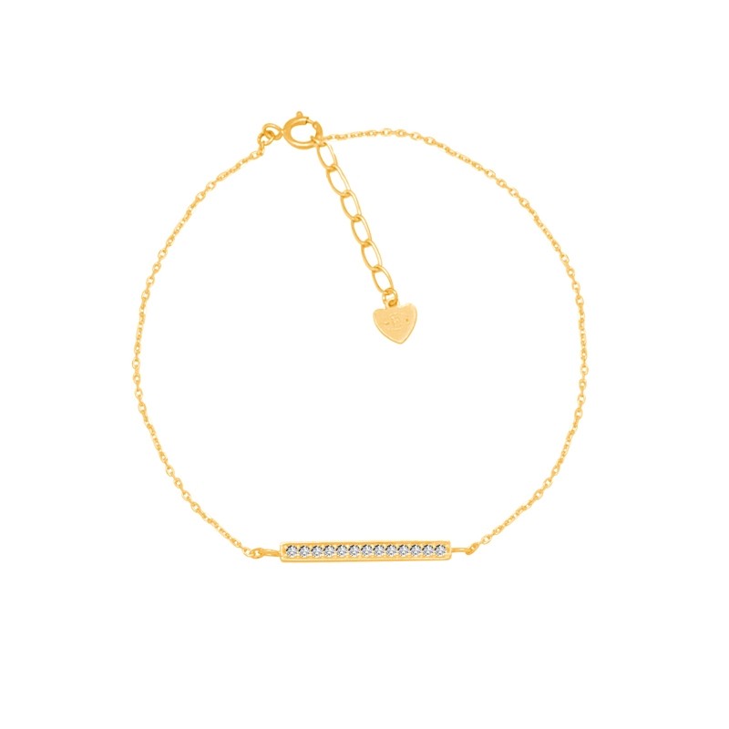 Bracelet CARADOR Femme or jaune 375/000e ligne