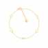Bracelet CARADOR Or jaune 375/000e farandole de coeurs