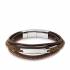 Bracelet Homme Fossil Vintage casual multi-rangs marron JF02703040