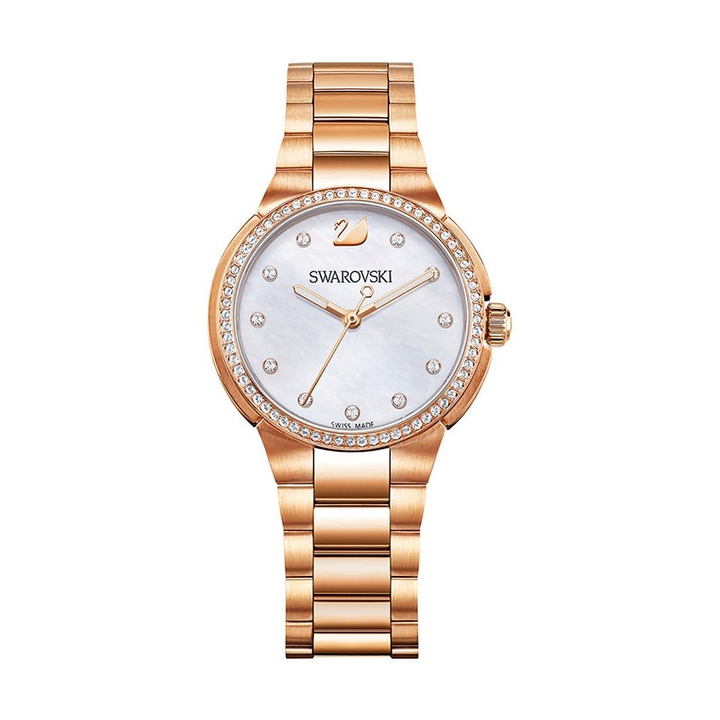 Montre femme Swarovski City Mini dorée rose 5221176