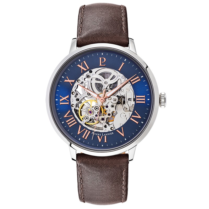Montre Homme Pierre Lannier Automatique Cuir marron 322B164