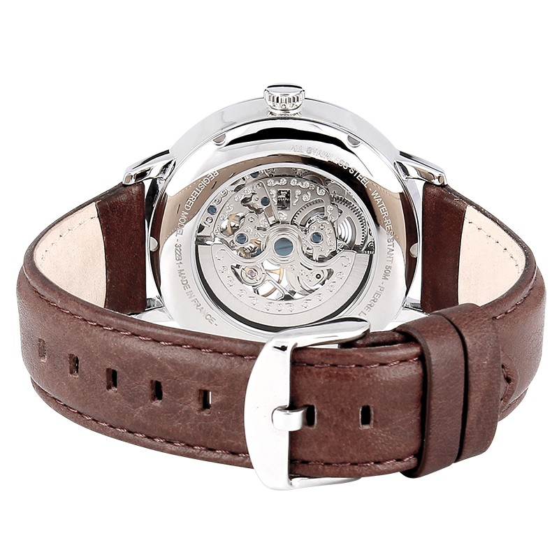 Montre Homme Pierre Lannier Automatique Cuir marron 322B164
