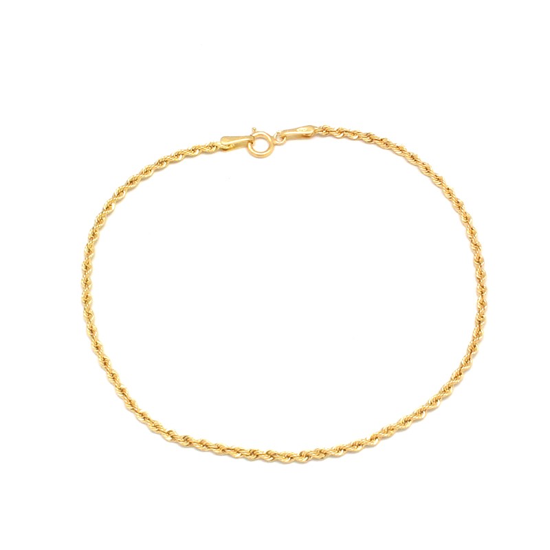 Bracelet Carador Or jaune 375/000 Maille corde H26025CNJ18