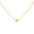 Collier Carador Or jaune motif rond 012KVDF829