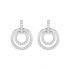 Boucles d'oreilles Swarovski Circle, argentées 5349203