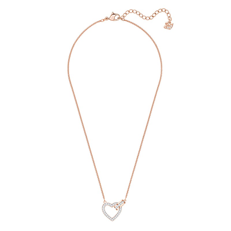 Collier Swarovski Lovely doré rose 5368540