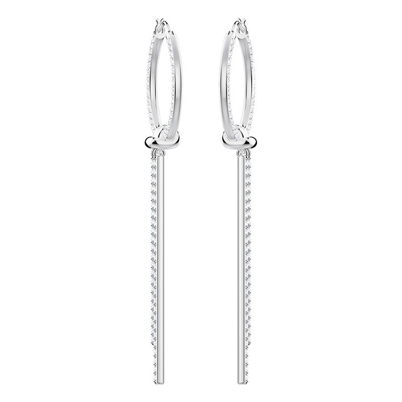 Boucles d'oreilles Créoles Swarovski Lifelong métal argenté 5392184