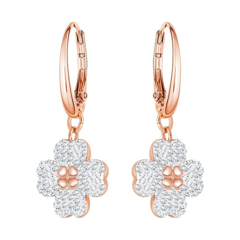 Boucles d'oreilles Femme Swarovski Latisha blanche 5420249