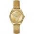 Montre Femme Guess Tri Glitz cuir reptile doré W0884L5