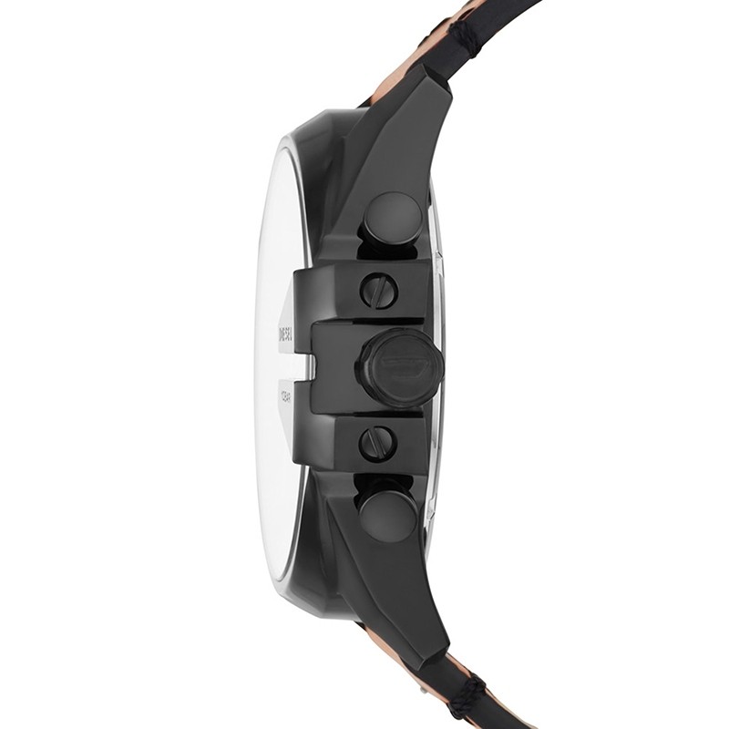 Montre Homme Diesel Mega Chief cuir camel DZ4476