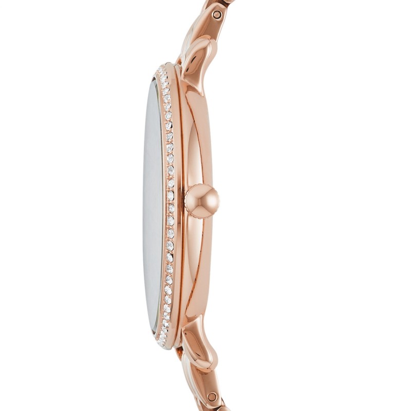 Montre Femme Fossil Jacqueline acier doré rose ES3546