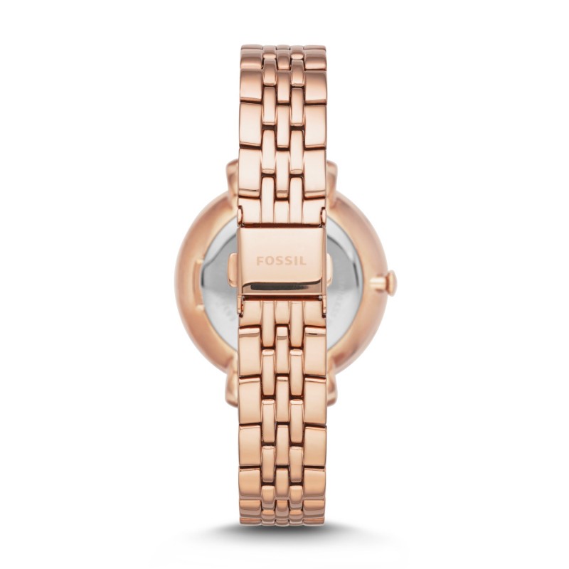 Montre Femme Fossil Jacqueline acier doré rose ES3546