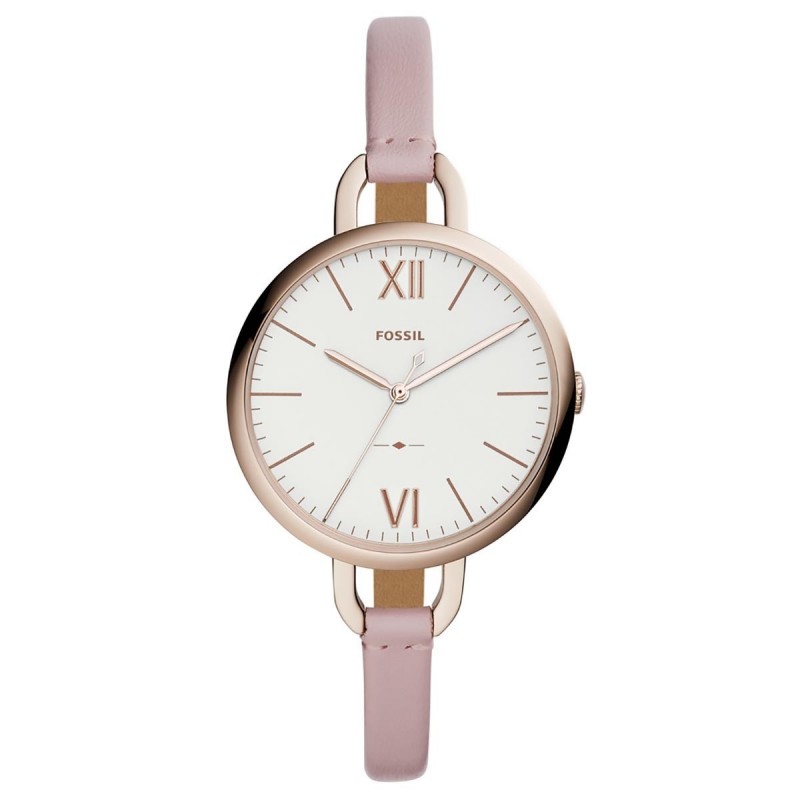Montre Femme Fossil Annette cuir rose ES4356