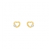 Boucles d’oreilles Carador Or jaune 375/000e et zircons 124360A27