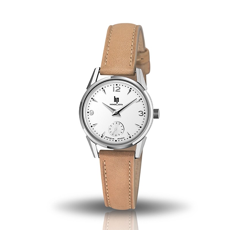 Montre femme  LIP Himalaya classic cuir beige 671600