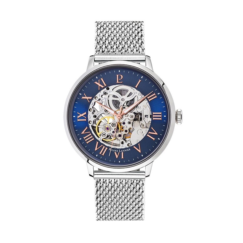 Montre Homme Pierre Lannier Automatique acier argenté 322B168