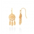 Boucles d'oreilles Carador Attrape rêve plaqué or 22EU0330