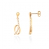 Boucles d'oreilles Carador pendantes plaqué or 22EU0870CZ