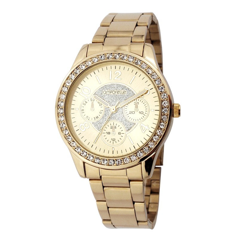 Montre Femme Amporelle Métal dorée P100500-C2