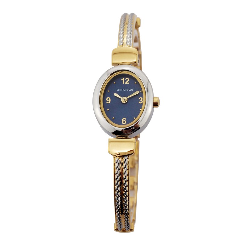 Montre Femme Amporelle métal doré et argenté P100554-E2