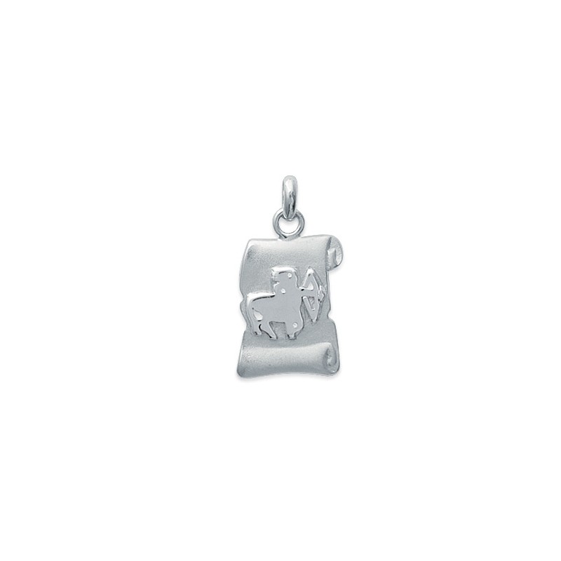 Pendentif Carador zodiaque Sagittaire argent 925/000