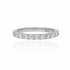 Bague Femme Carador alliande demi-tour argent 925/000 et oxydes de zirconium CRS06792