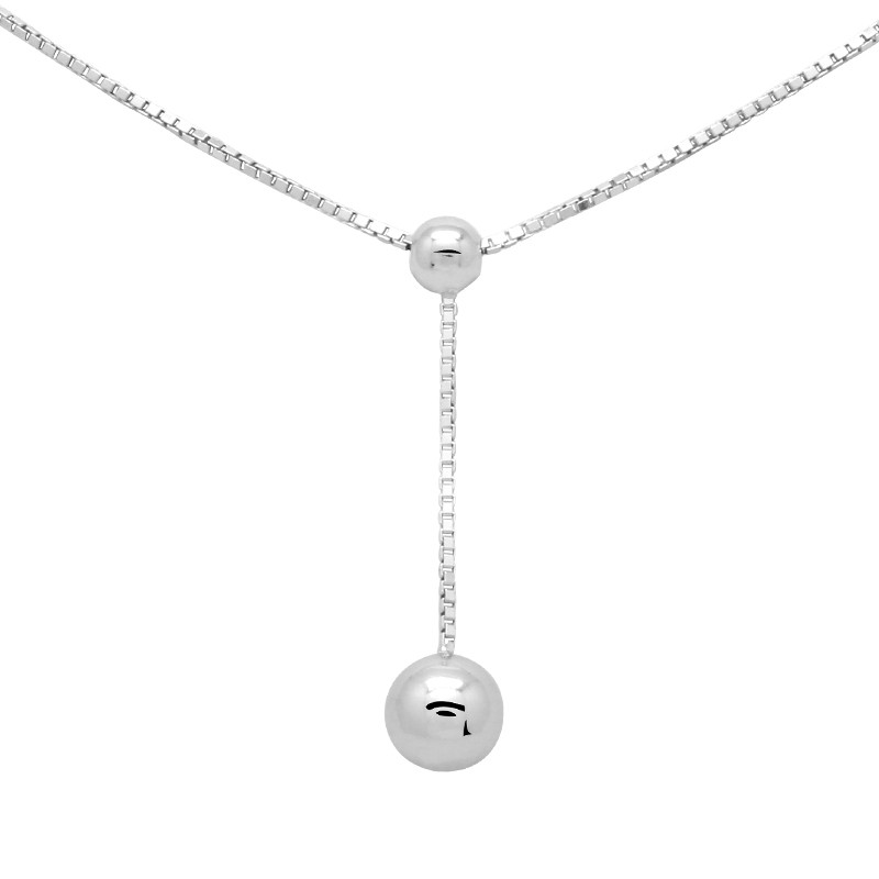 Collier Femme Carador boules argent 925/000 MCL3194D6