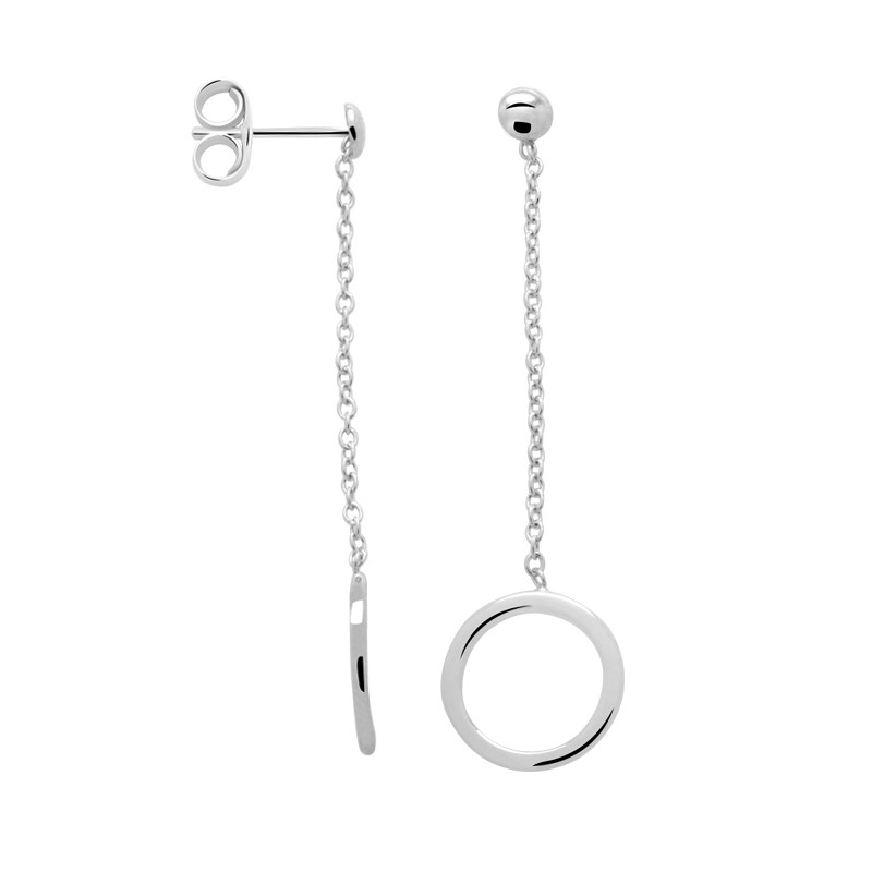 Boucles d'oreilles Femme Carador cercle argent 925/000 MORP1463A