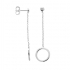 Boucles d'oreilles Femme Carador cercle argent 925/000 MORP1463A