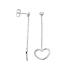 Boucles d'oreilles Femme Carador coeur argent 925/000 MORP1463C