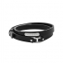 Bracelet Homme Diesel cuir noir DX0971040