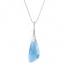 Collier Indicolite Wing cristal bleu CO-WING-202