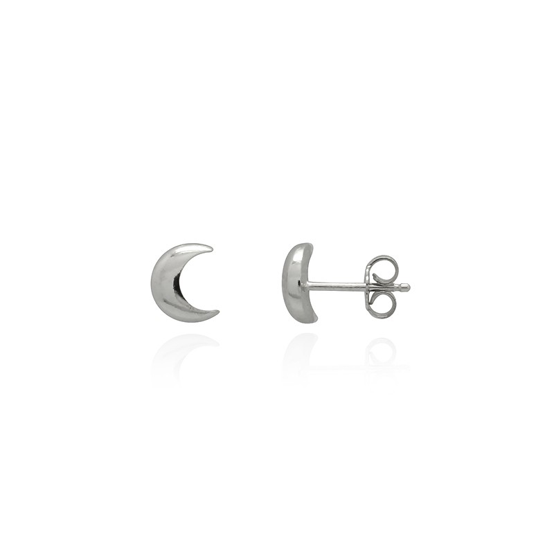 Boucles d'oreilles Carador croissant de lune argent 925/000 