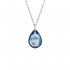 Collier  Baccarat Fleurs de Psydélic aqua miroir 2608374
