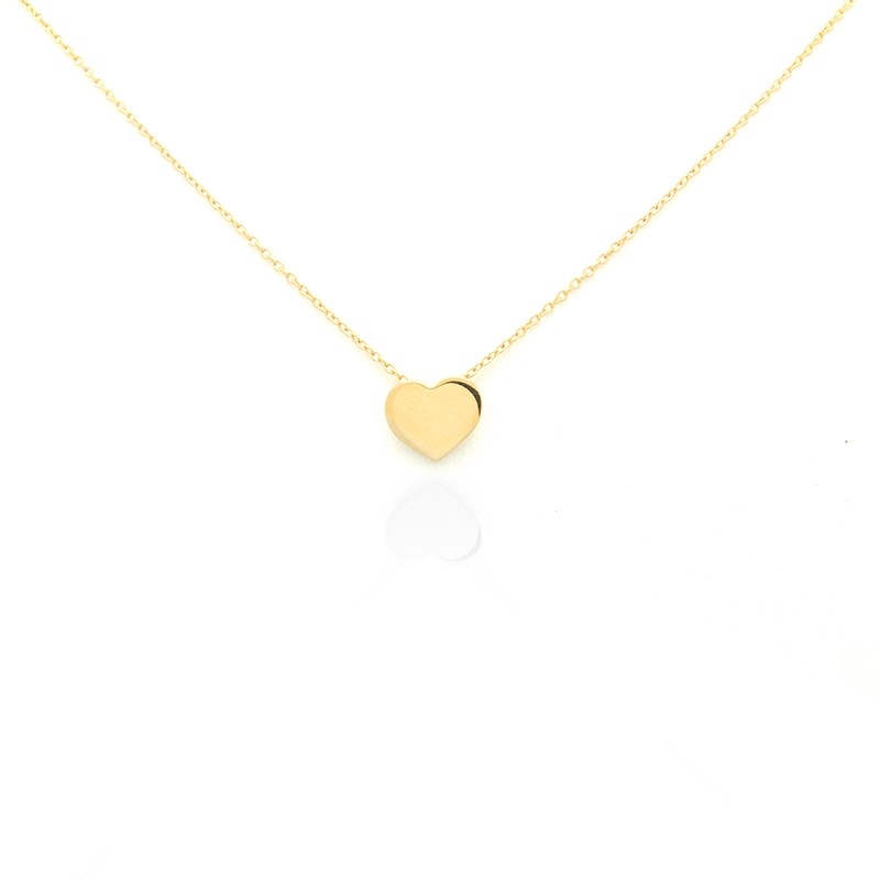 Collier femme Carador Coeur collection graphique en or jaune 375/000 188CL1