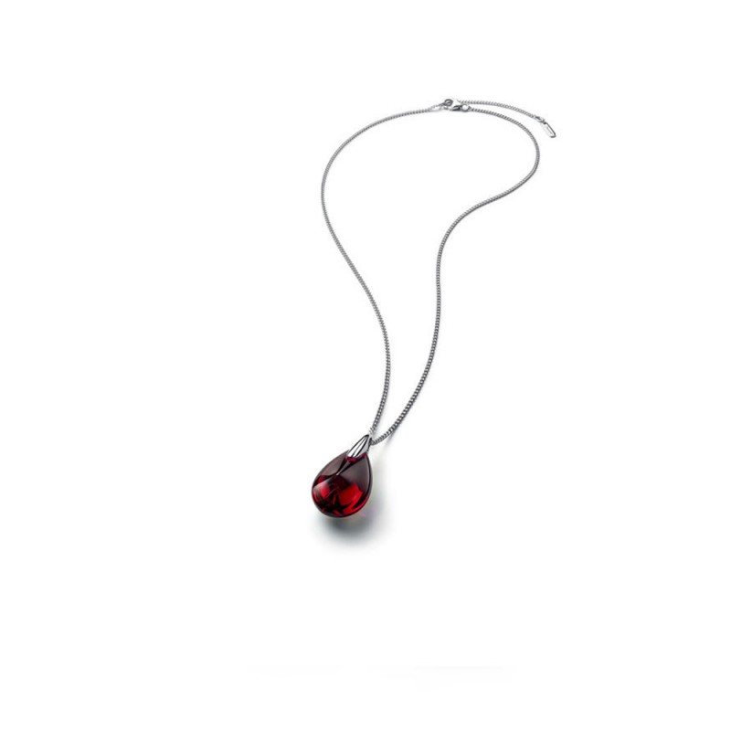 Collier Baccarat Psydélic rouge irisé 2809925