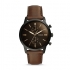 Montre Homme Fossil Townsman Chronographe cuir marron FS5437