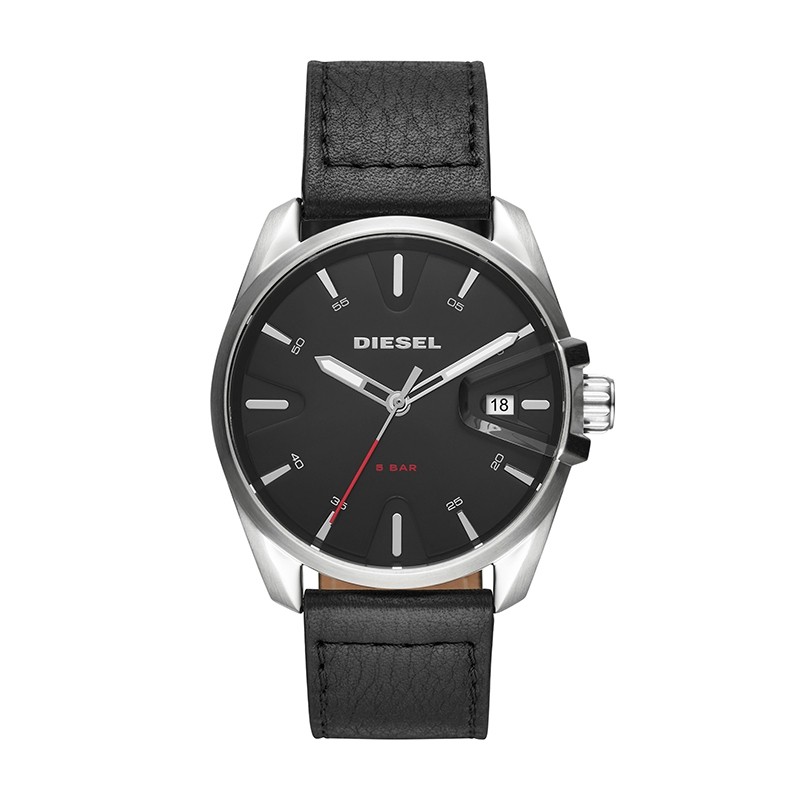 Montre Homme Diesel MS9 cuir noir DZ1862