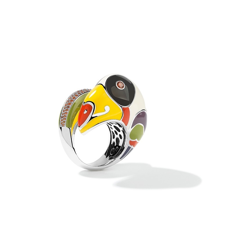 Bague Una Storia Toucan petit modèle argent 925/000 BG121041