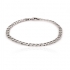 Bracelet Carador maille gourmette en argent 925/000