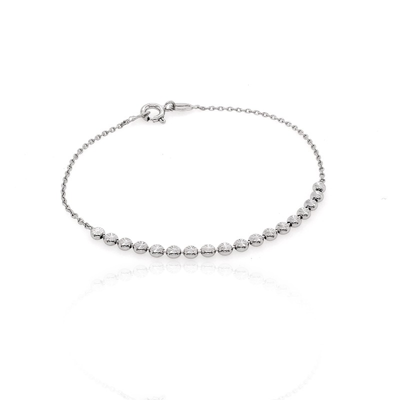 Bracelet femme Carador perles fantaisies argent 925/000