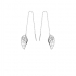 Boucles d'oreilles Amporelle Tentation argenté
